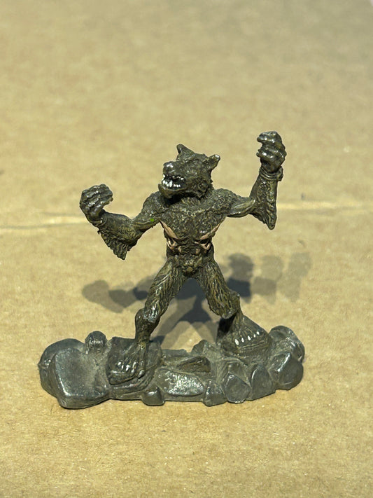 Vintage Ral Partha Werewolf Ravenloft Series D&D 11-100 1991 Pewter Metal Mini