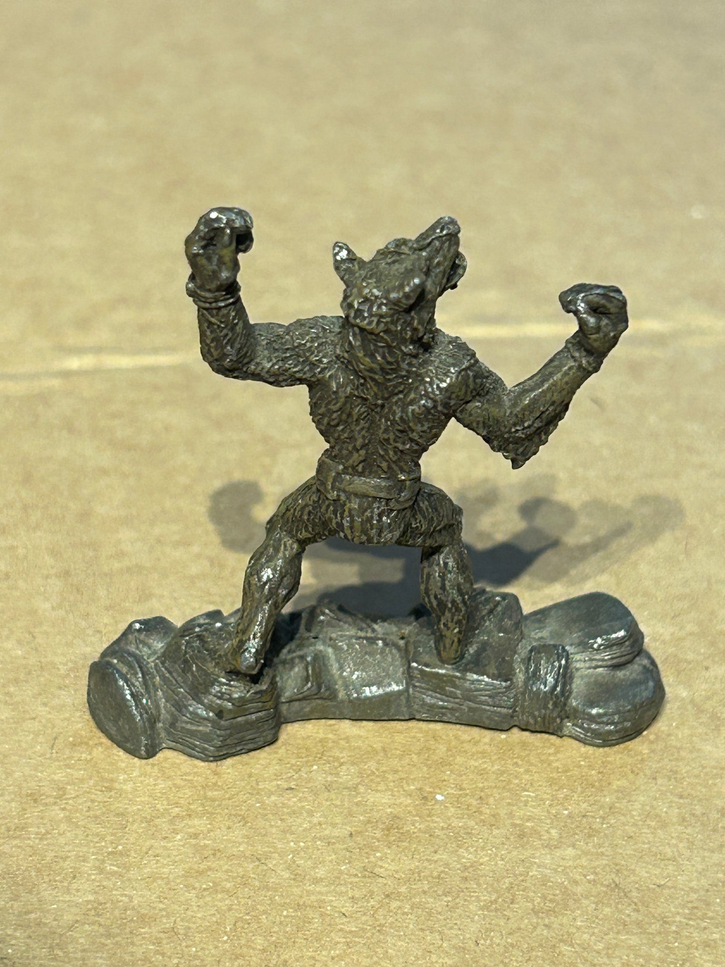 Vintage Ral Partha Werewolf Ravenloft Series D&D 11-100 1991 Pewter Metal Mini