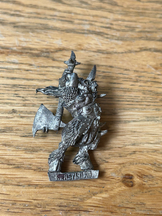Warhammer Fantasy Old World Beasts of Chaos Metal Beastlord Great Weapon