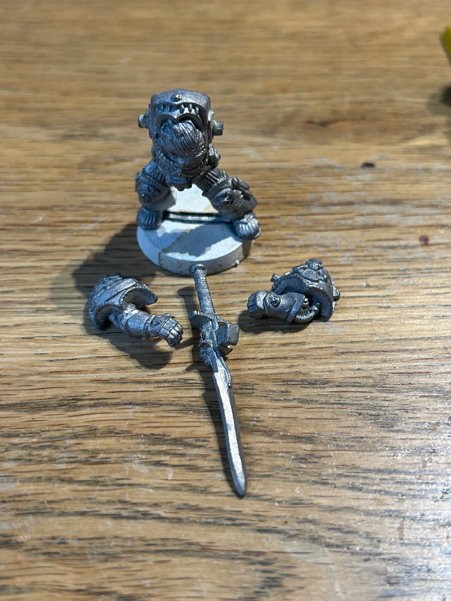 Citadel Rogue Trader 0243 Grey Knight Terminator w. Great Sword Vintage Metal