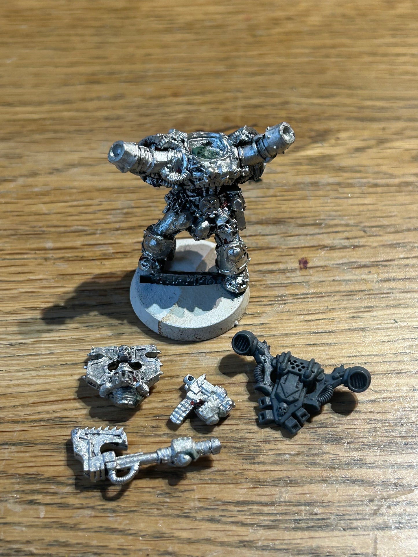 Khorne Berzerker champion metal
(has been stripped) chaos space marines