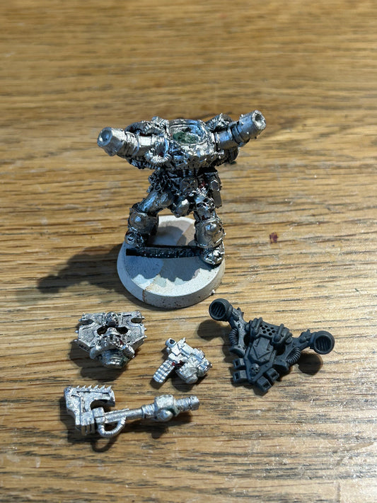 Khorne Berzerker champion metal
(has been stripped) chaos space marines
