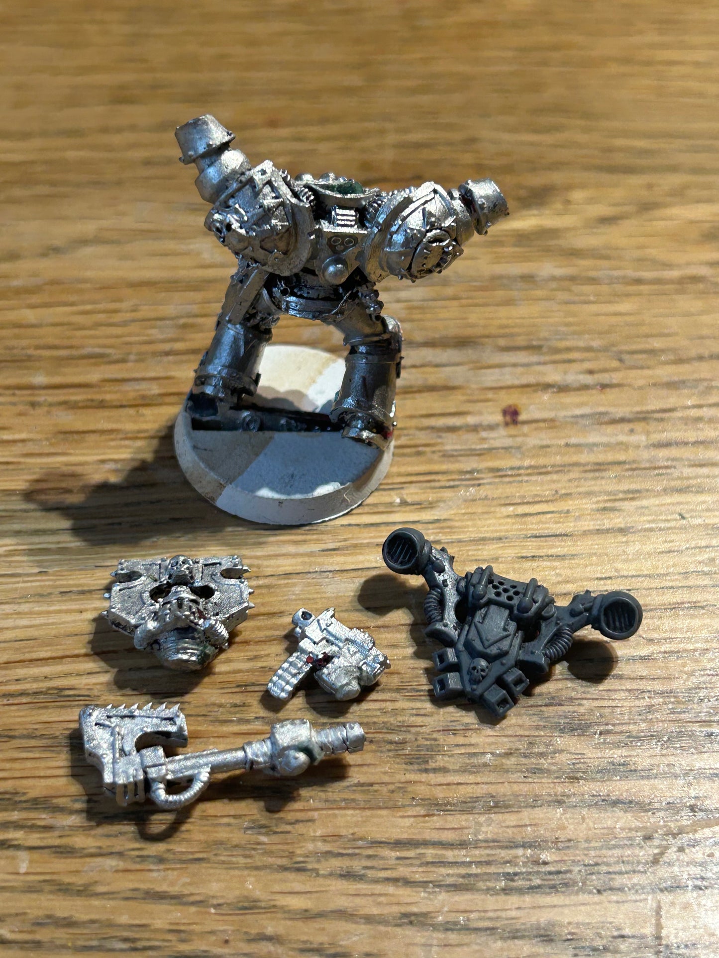 Khorne Berzerker champion metal
(has been stripped) chaos space marines