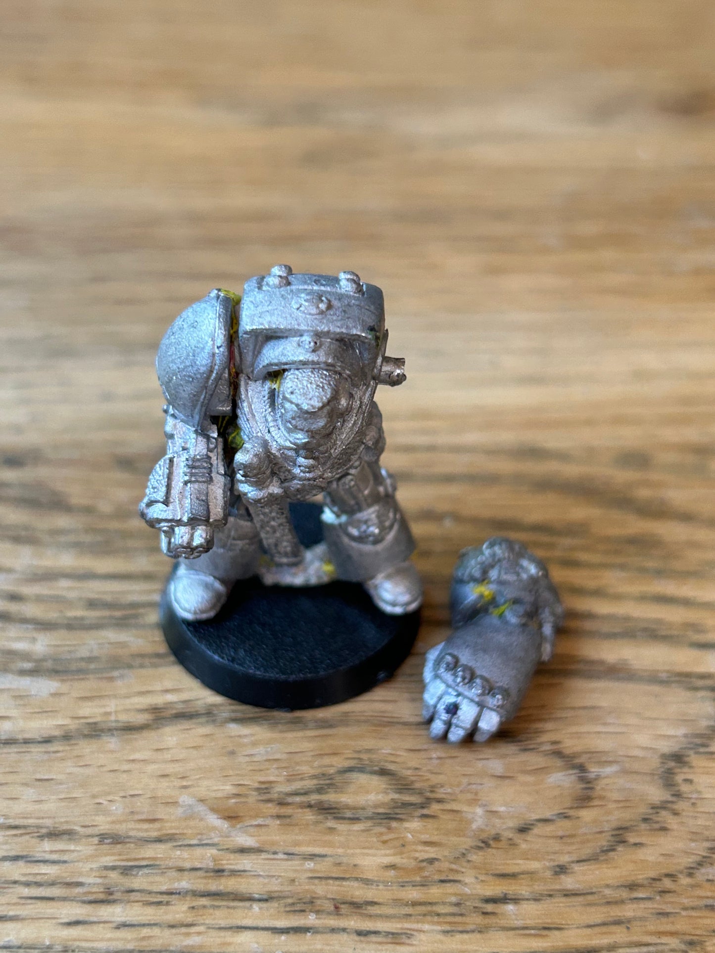 Games Workshop Rogue Trader Warhammer 40K Metal Terminator captain (has been stripped)