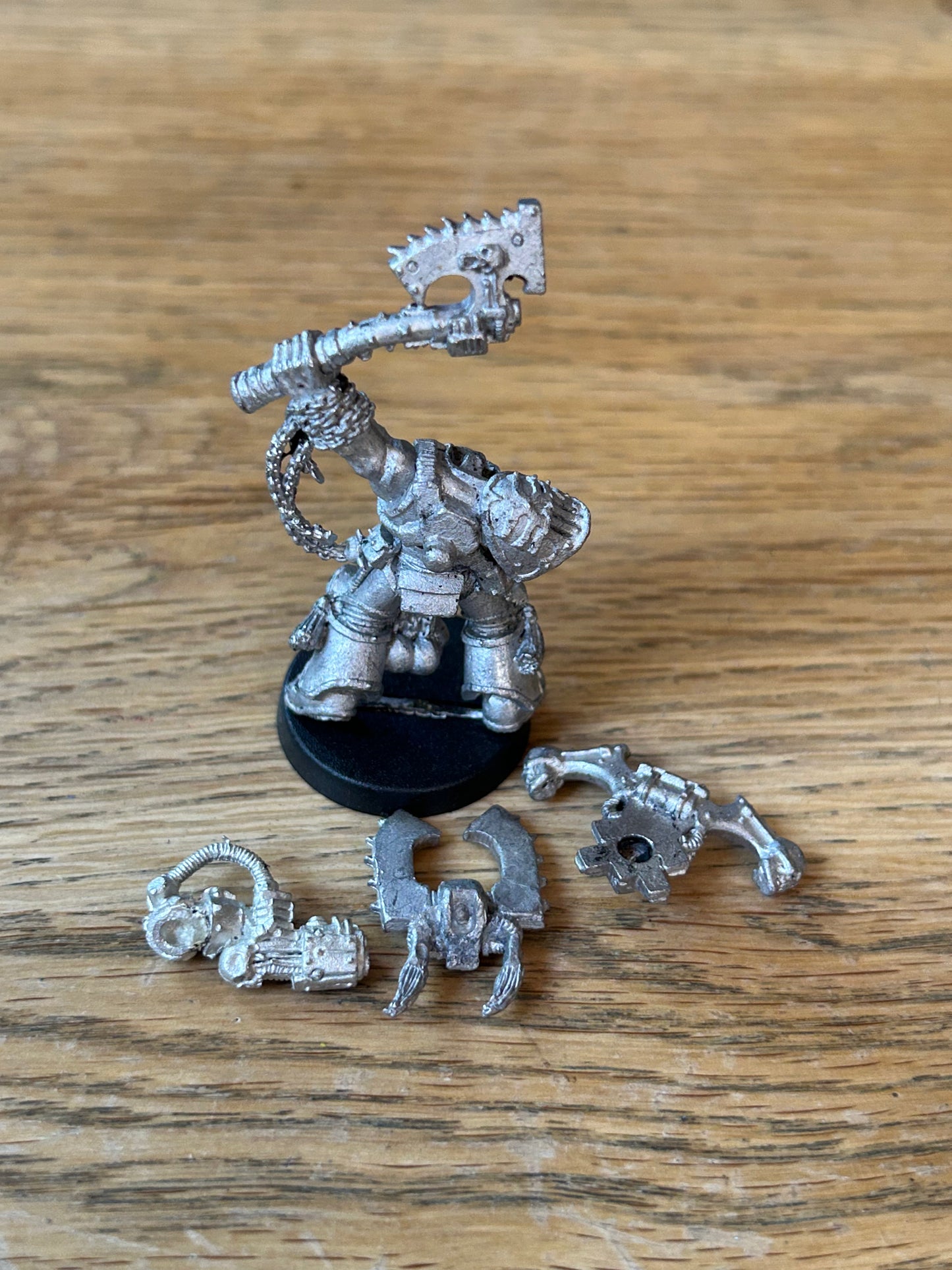 40K - Kharn, the Betrayer Chaos Space Marine WORLD EATER Khorne - METAL (has been stripped)