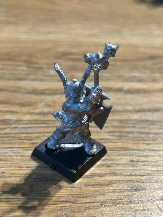 Citadel Miniatures Barbarian, Flail-Hide the Destroyer 0108/05 metal miniature