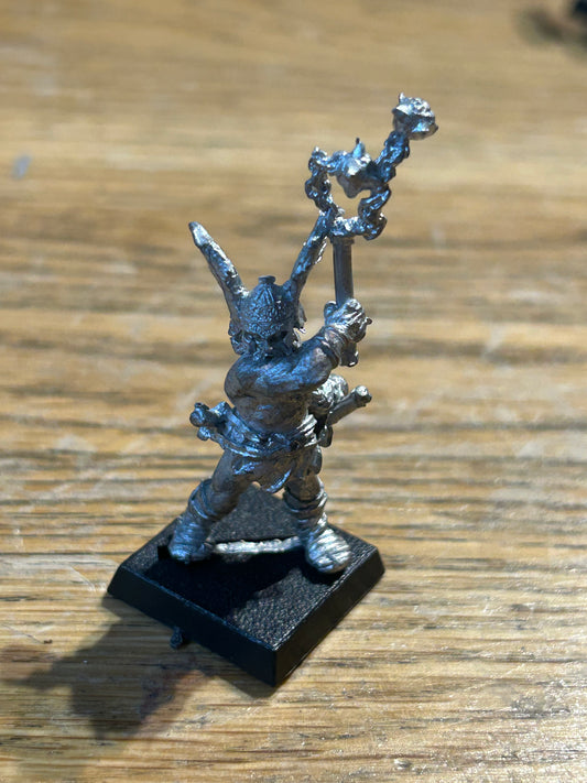 Citadel Miniatures Barbarian, Flail-Hide the Destroyer 0108/05 metal miniature