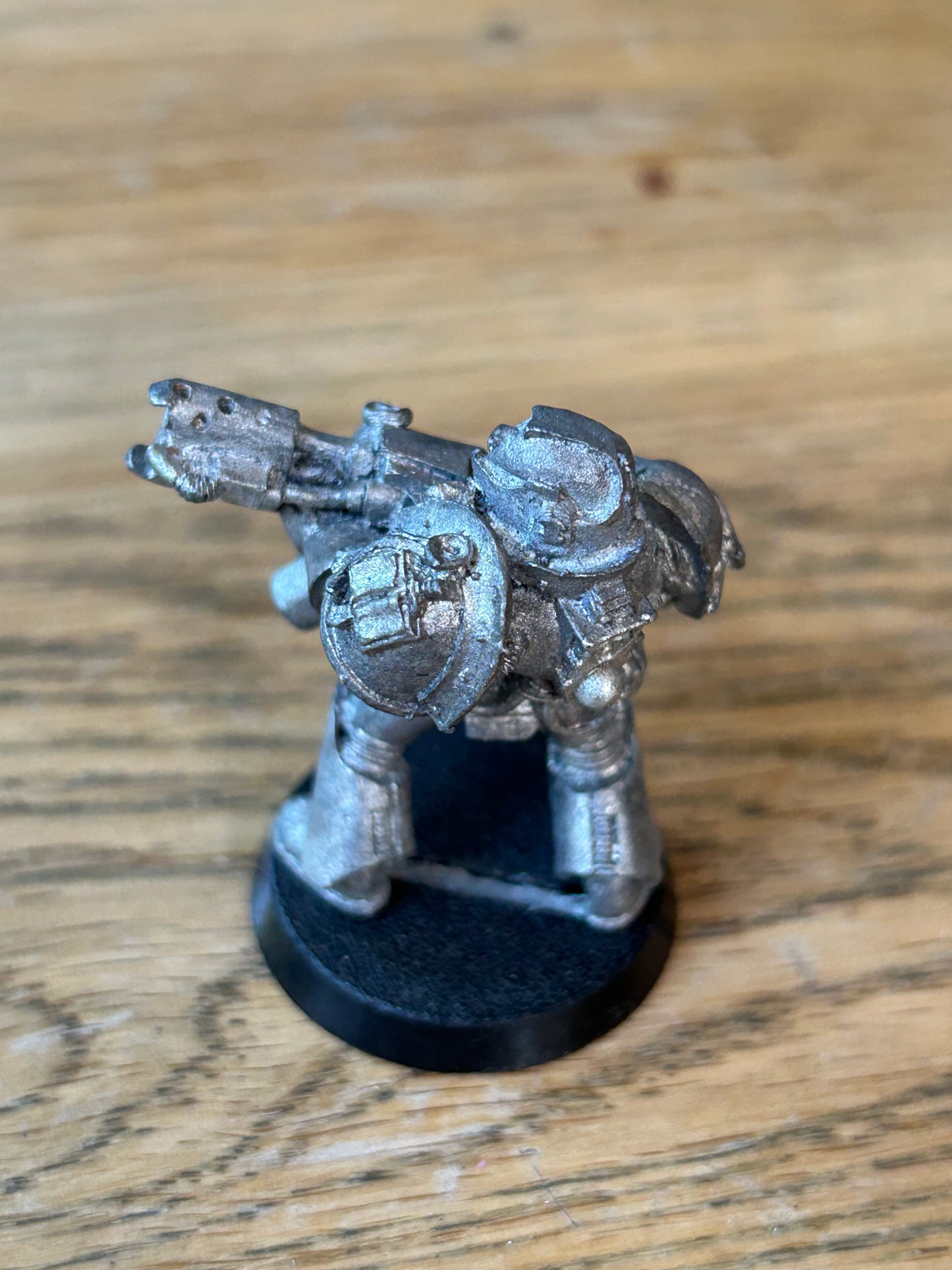 Warhammer 40k metal grey knight with flamer (has been stripped)