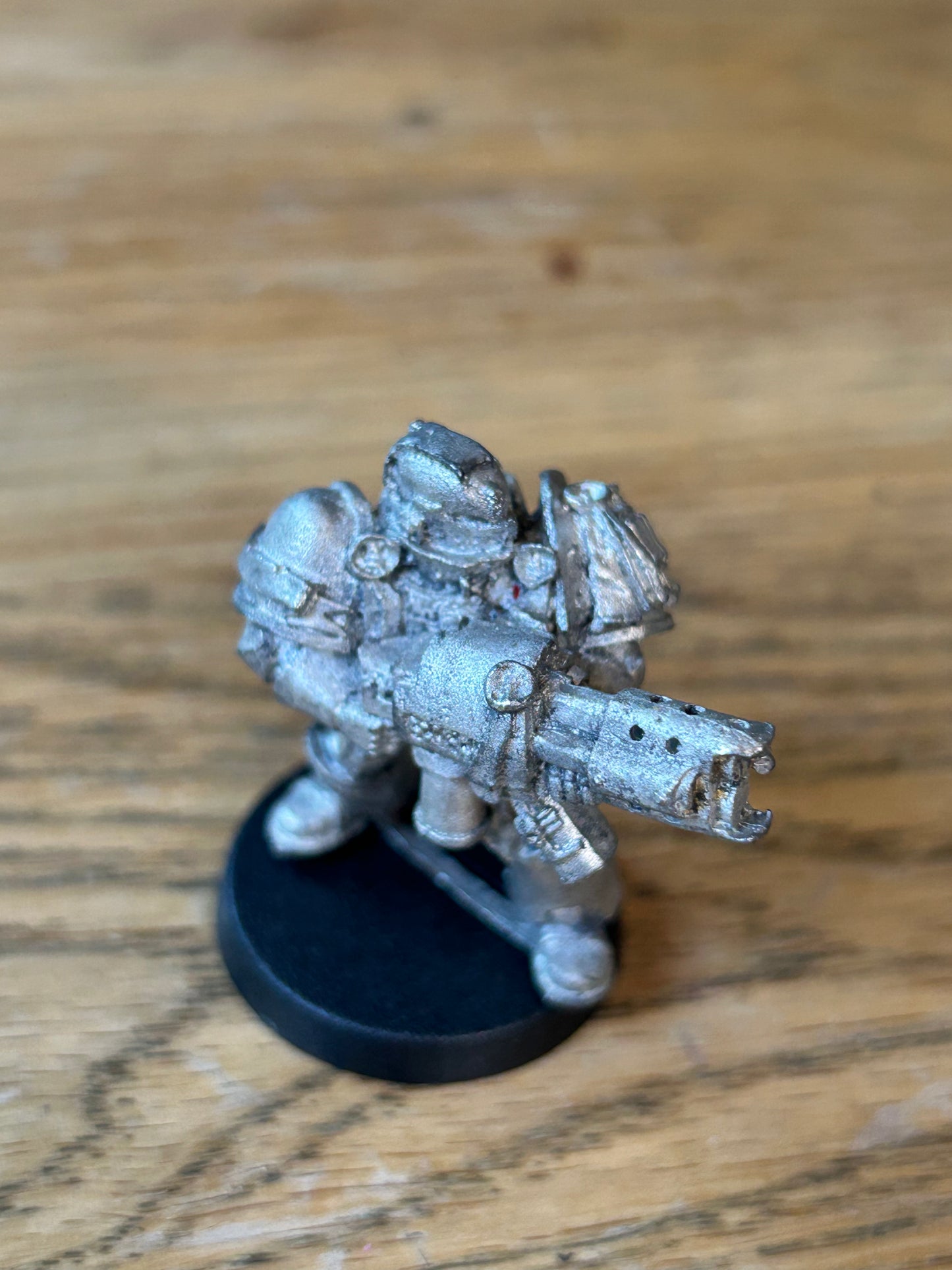Warhammer 40k metal grey knight with flamer (has been stripped)