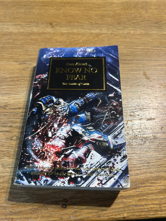 Warhammer 40K Know No Fear Dan Abnett Horus Heresy Black Library Paperback
