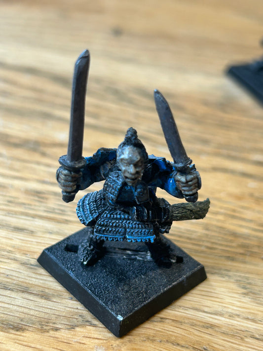Citadel Warhammer 80s Oriental Hero OH2 Samurai with Two Swords