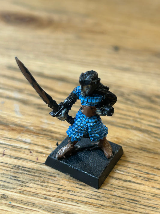 Citadel Warhammer classic 80s Elf Warrior Ibormeth