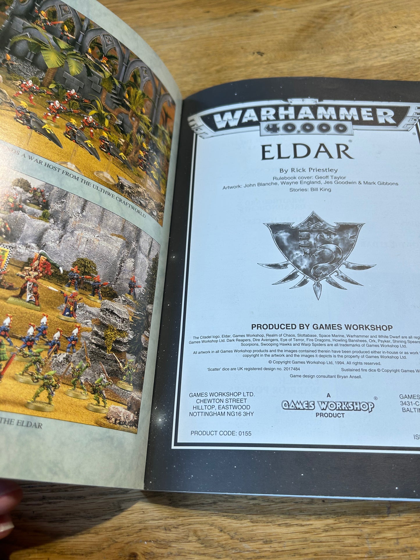 Warhammer 40k Codex Eldar 2nd Edition Ed