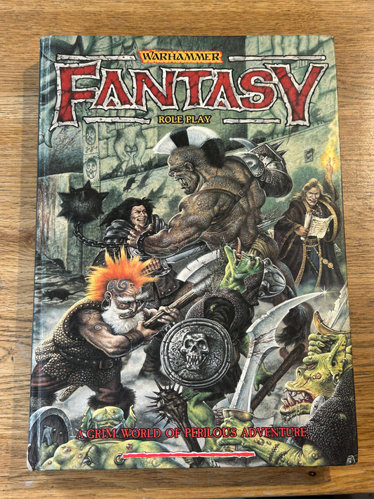 WFRP Warhammer Fantasy Roleplay Hardback Rulebook 1st Edition 1986