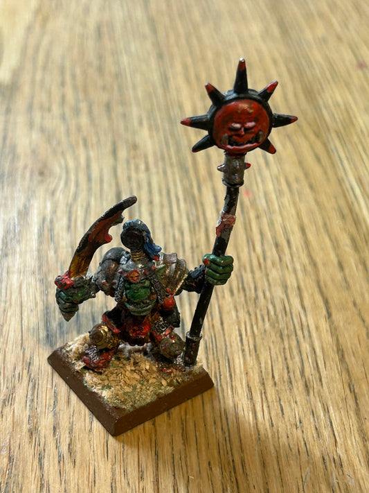 Warhammer fantasy orcs orc standard bearer