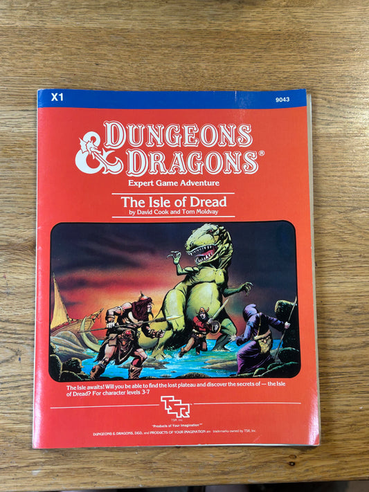 The Isle of Dread by David Cook & Tom Moldvay D&D Module X1 (1983)