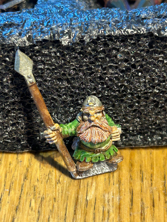Marauder Dwarf MM15 52 Clansman Spear Metal Citadel 1991 Clansmen Dwarfs