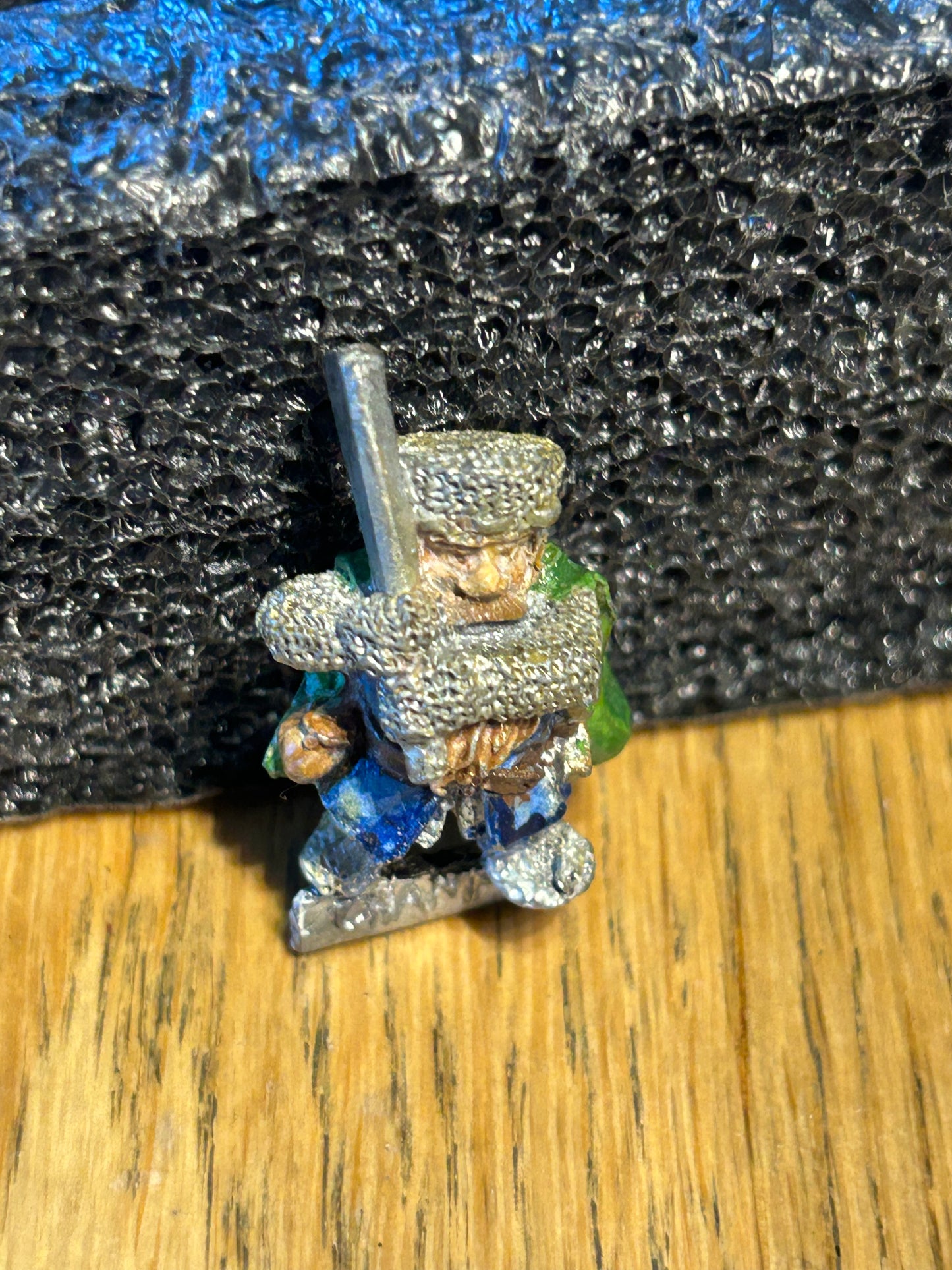 1987 Imperial Dwarf 0308 03 Bolsh Orc Cleaver Command Group Champion Warhammer