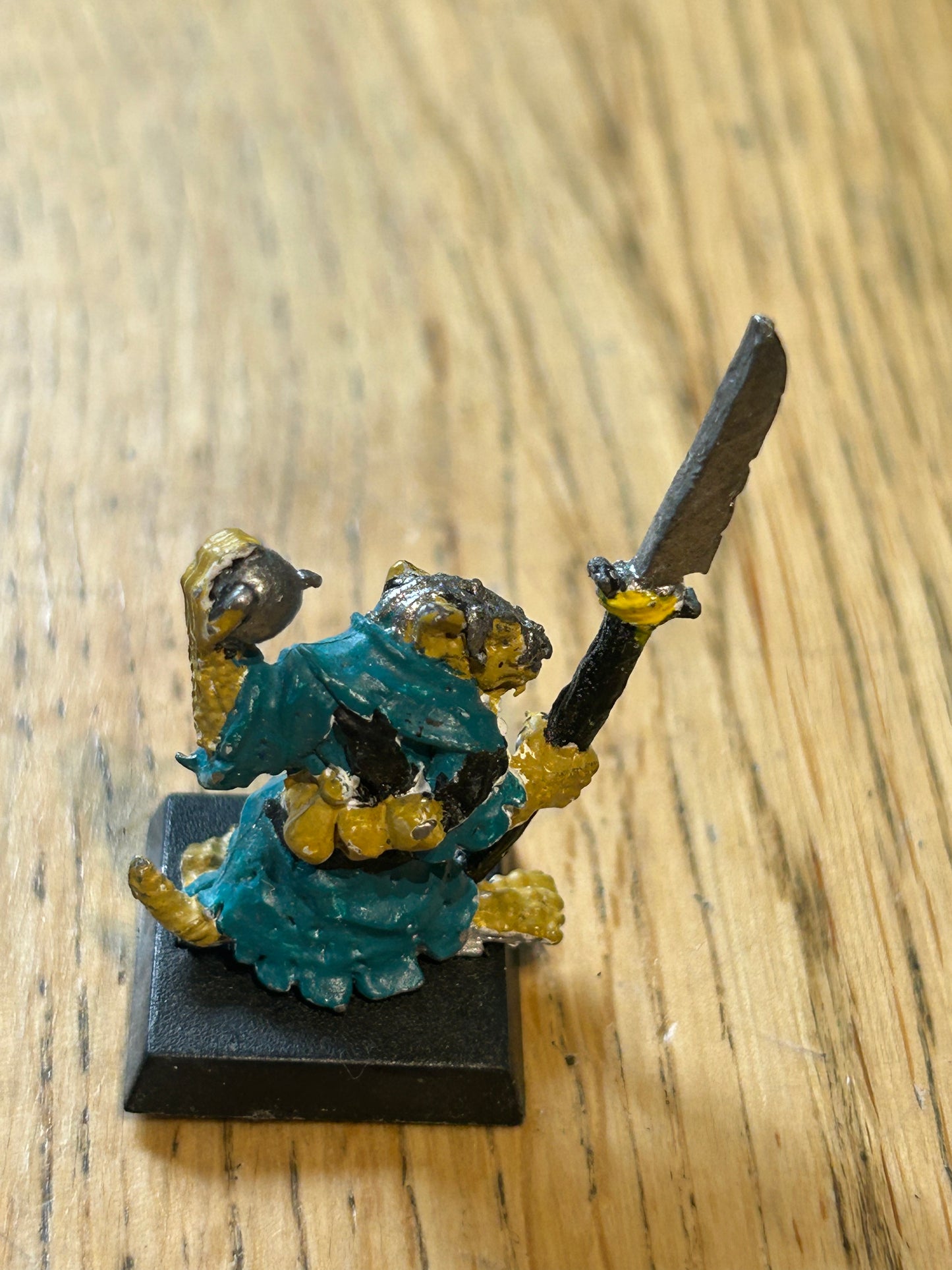 Skaven Clan Skyre with Poisoned Wind Globe and halberd Metal Warhammer Fantasy GW