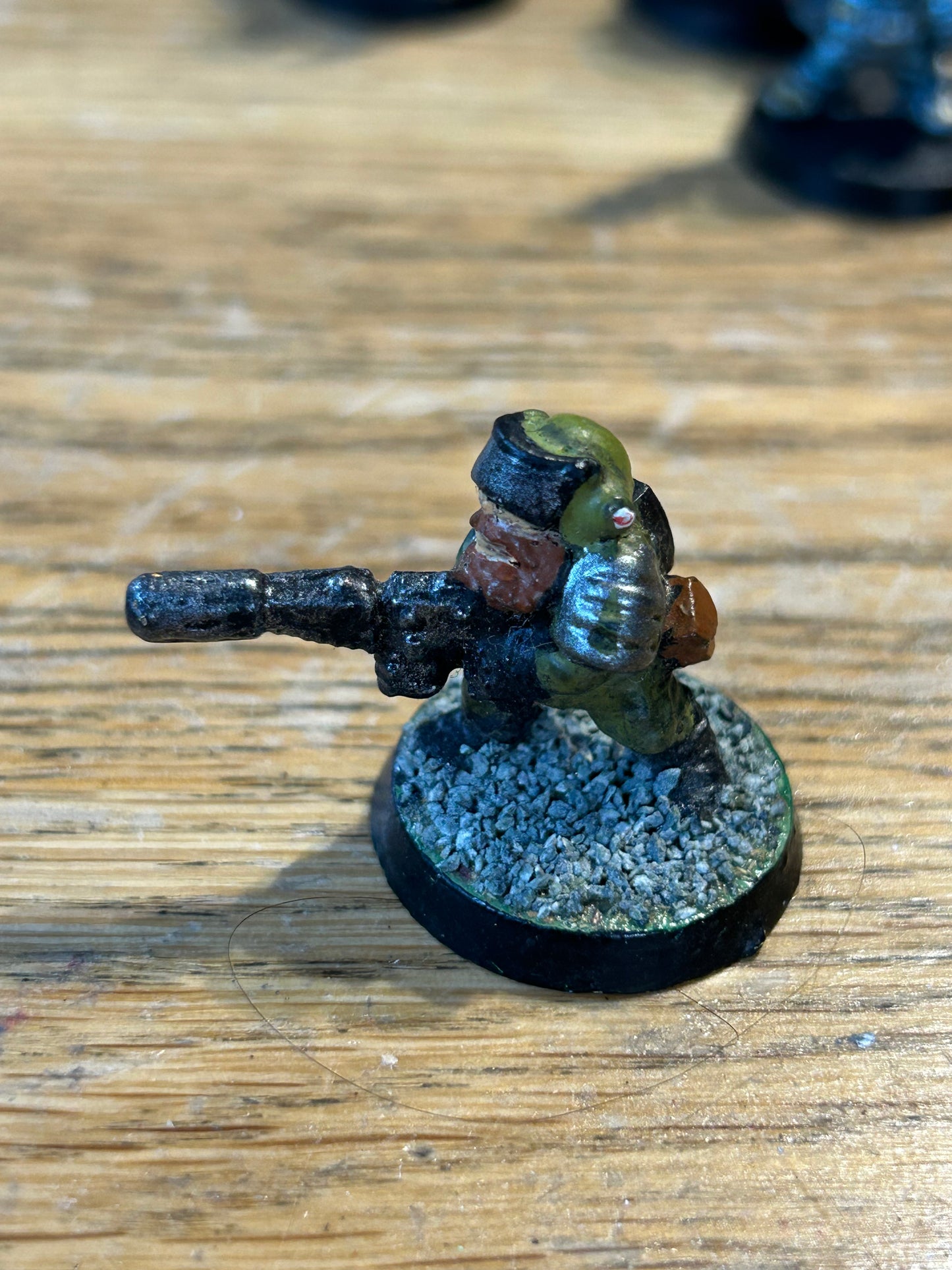Citadel Warhammer 80s 40K Iron Claw Squat with Melta Gun