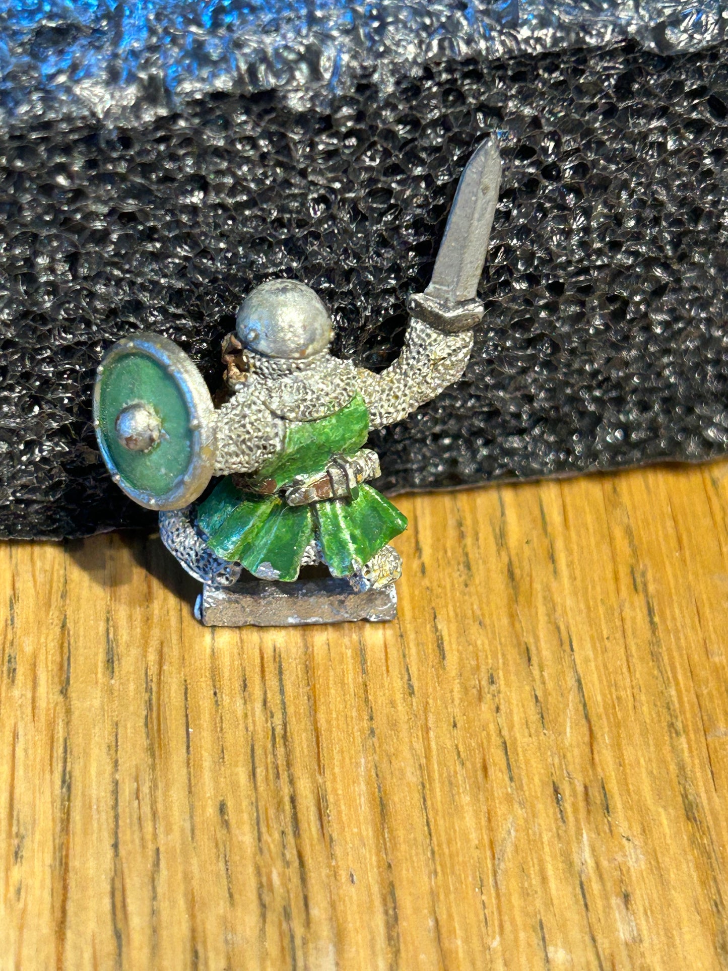 Warhammer Citadel 1985 Imperial Dwarf 0307  Torri Gretson dwarf sergeant/champion- Metal