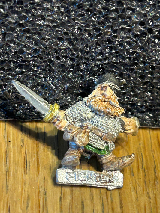 D4 Dwarf Adventurer Zandur 80s Metal Citadel Dwarfs O419