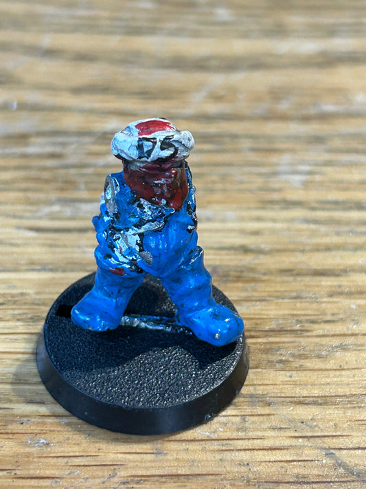 Rogue Trader Warhammer 40k Squat Adventurer (no plastic arms and no weapon)