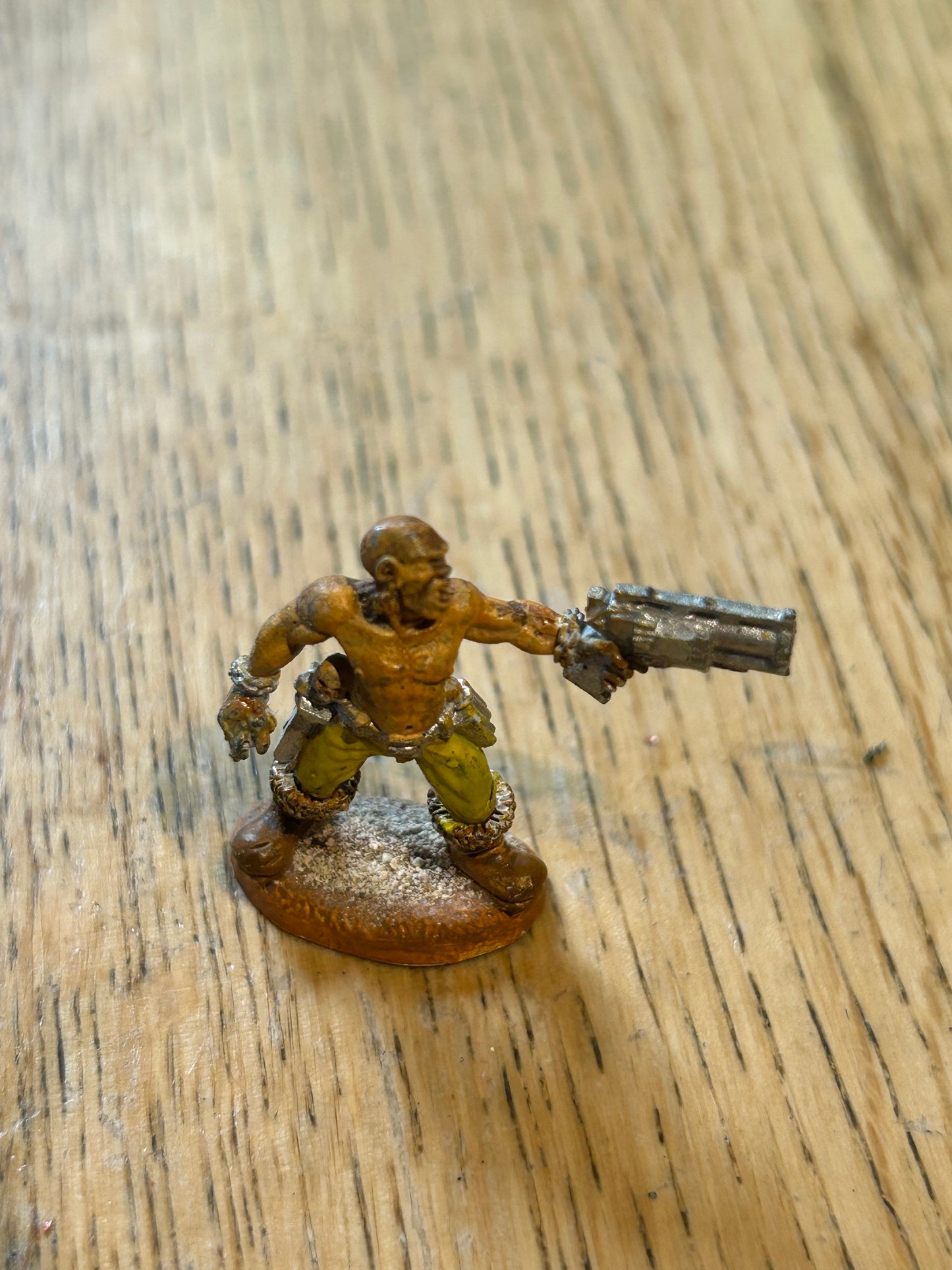 OOP  Games Workshop Gorkamorka Warhammer 40k Ork Digga Boy with six-shoota metal
