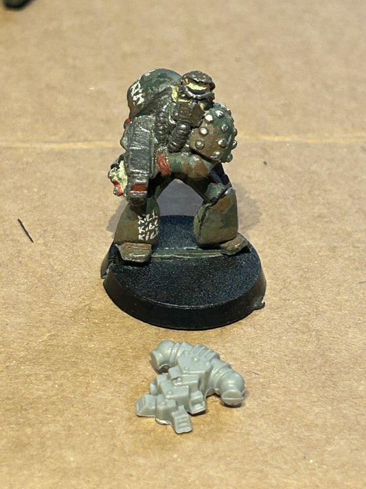 Rogue Trader Space Marine RT101 Brother McCarthy Warhammer 40k 1988 Metal OOP