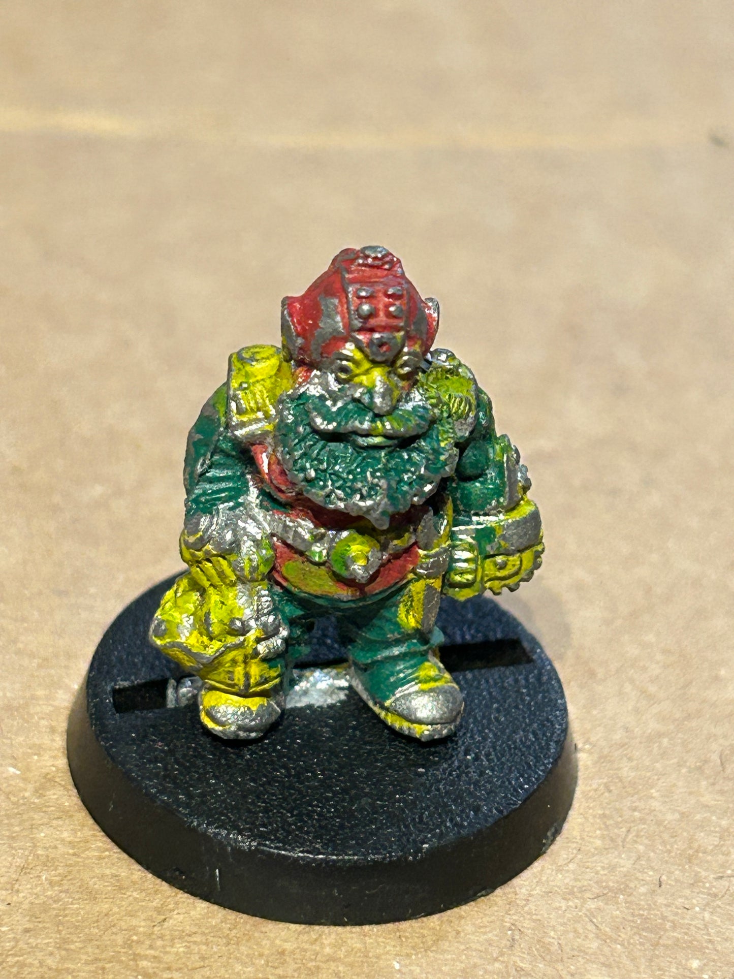 Warhammer 40k Rogue Trader Era Squat Servitor  Metal  Rare OOP