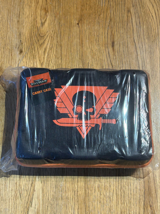 Games Workshop 40K Kill Team Carry Case Orange and black new