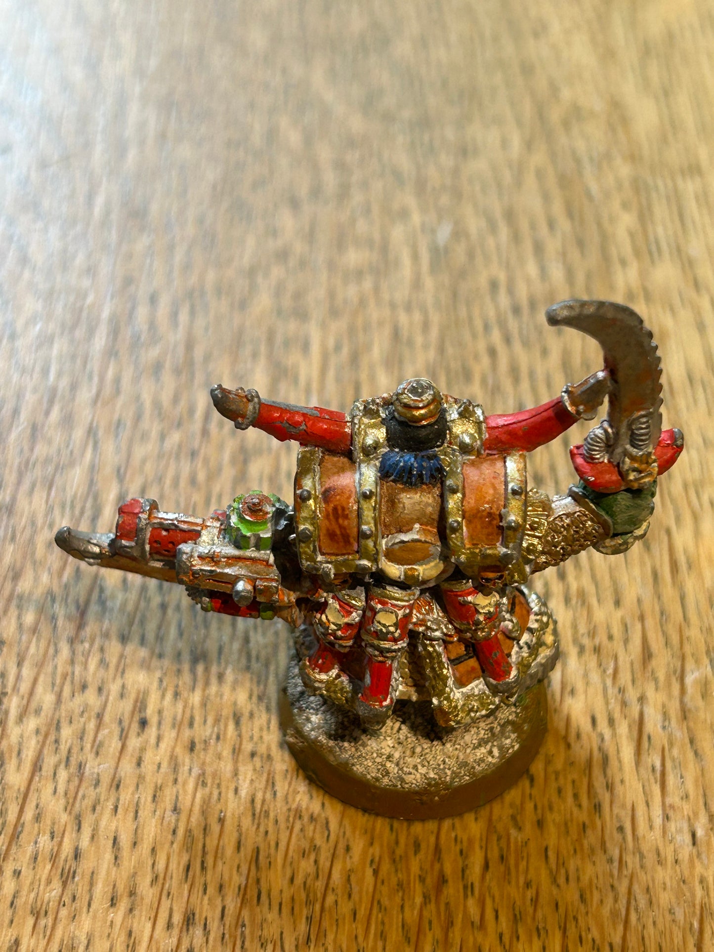 Ork Warlord Ghazghkull Thraka Citadel Metal 40k (helmet spike is missing)