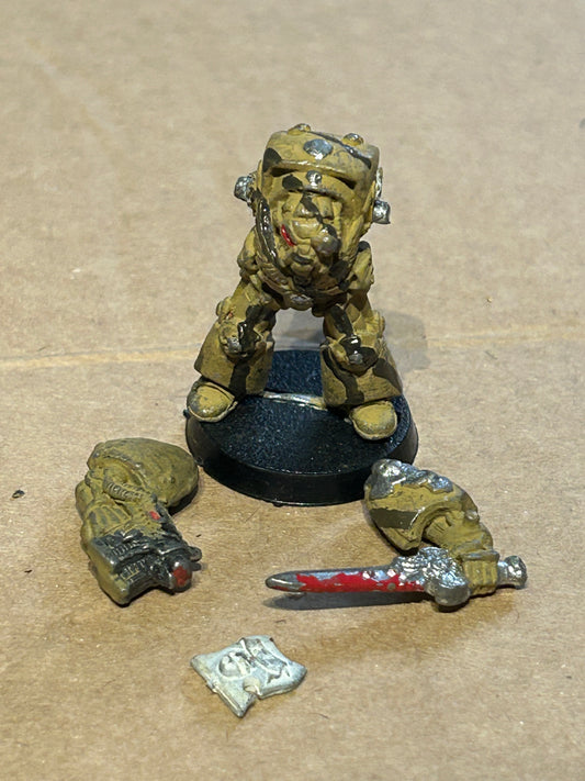 Warhammer 40K Metal ROGUE TRADER RTB9 SPACE MARINE TERMINATOR SERGEANT 1989
