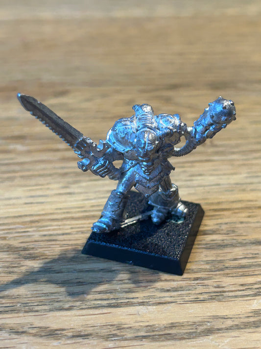 Vintage Champion Of Khorne Power Mace Mechanical Realm of Chaos 1980s Metal