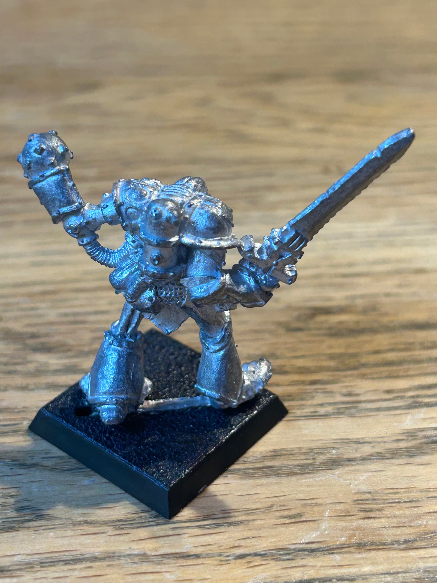 Vintage Champion Of Khorne Power Mace Mechanical Realm of Chaos 1980s Metal