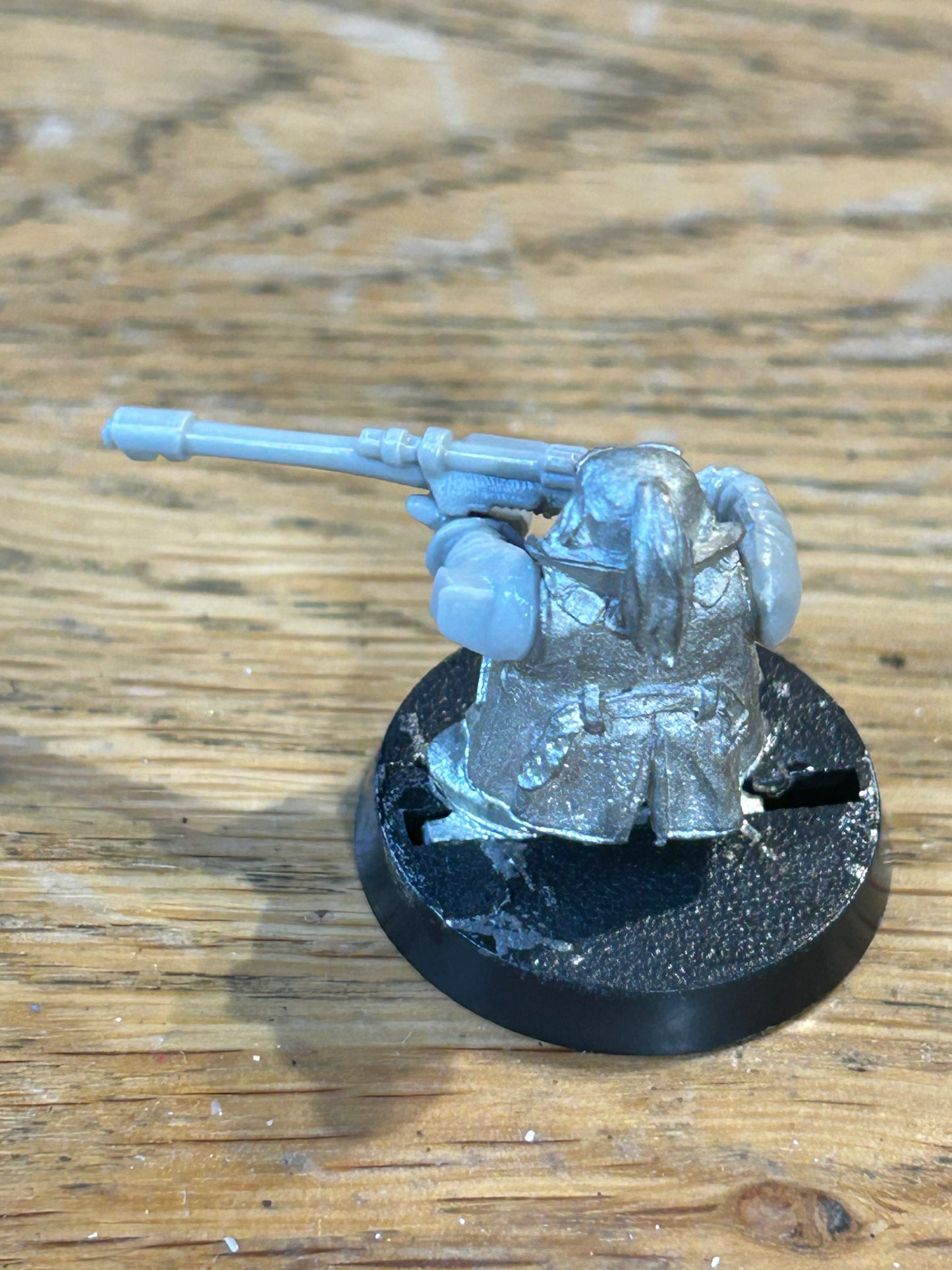 Warhammer 40k Rogue Trader Space Dwarf biker on foot