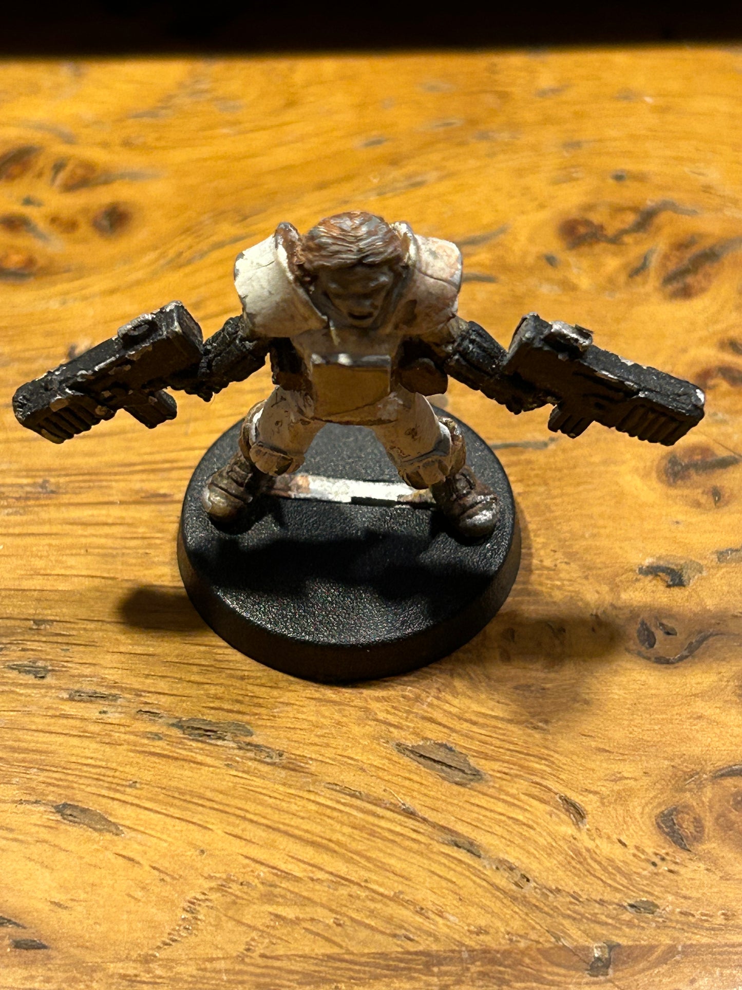 Warzone Infantry with two pistols (not sure of the name or faction)
 mutant chronicles