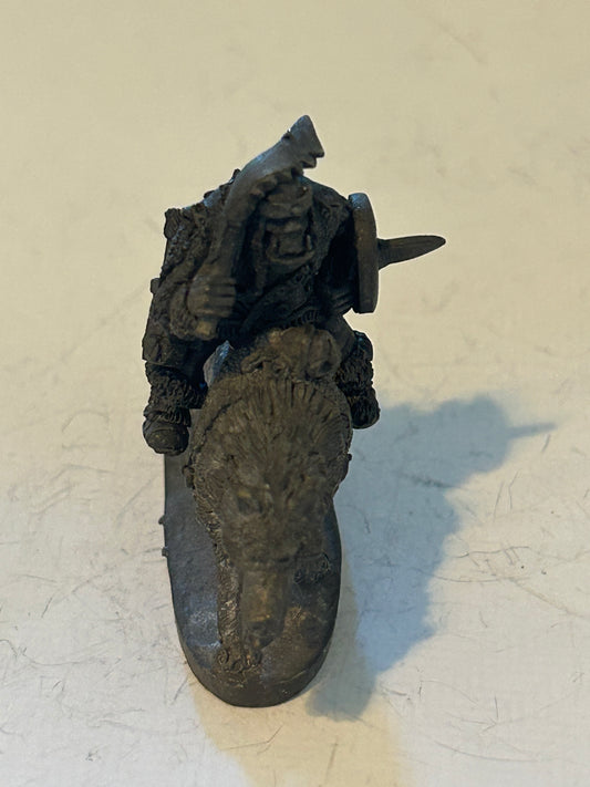 ORC WOLF & RIDER -- M15 CHRONICLE - 1986 - CITADEL WARHAMMER fantasy