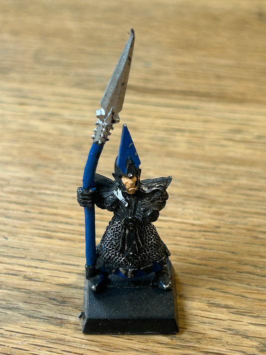 MARAUDER miniatures  SPEARMAN DARK ELVES ELF WARHAMMER fantasy 4TH EDITION METAL