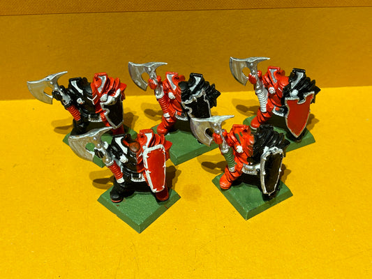 Warhammer fantasy monopose plastic chaos warriors x5