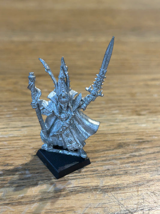 Vintage Warhammer High Elves 'Teclis High Elf Mage' 1990s Metal
