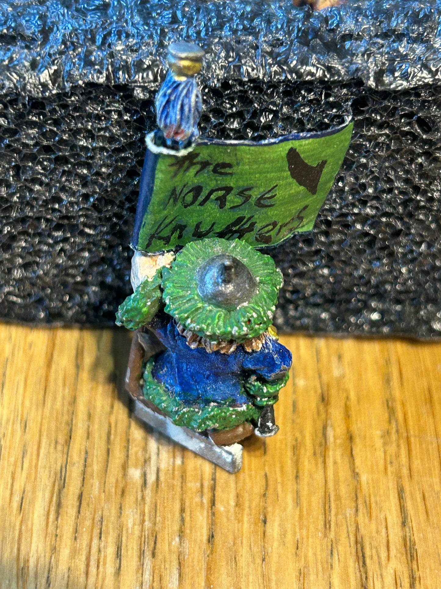 Warhammer WHFB AoS Classic 4311/29 NORSE DWARF STANDARD BEARER Citadel Metal OOP ef