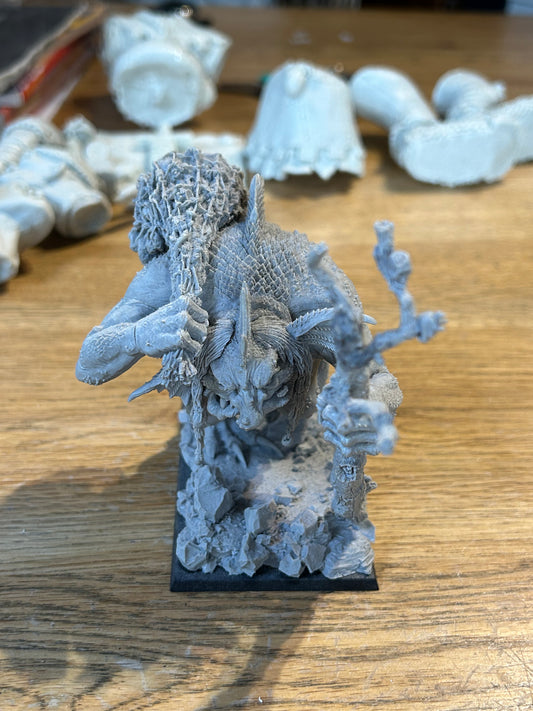 Warhammer fantasy old world orcs and goblins forge world troll hag