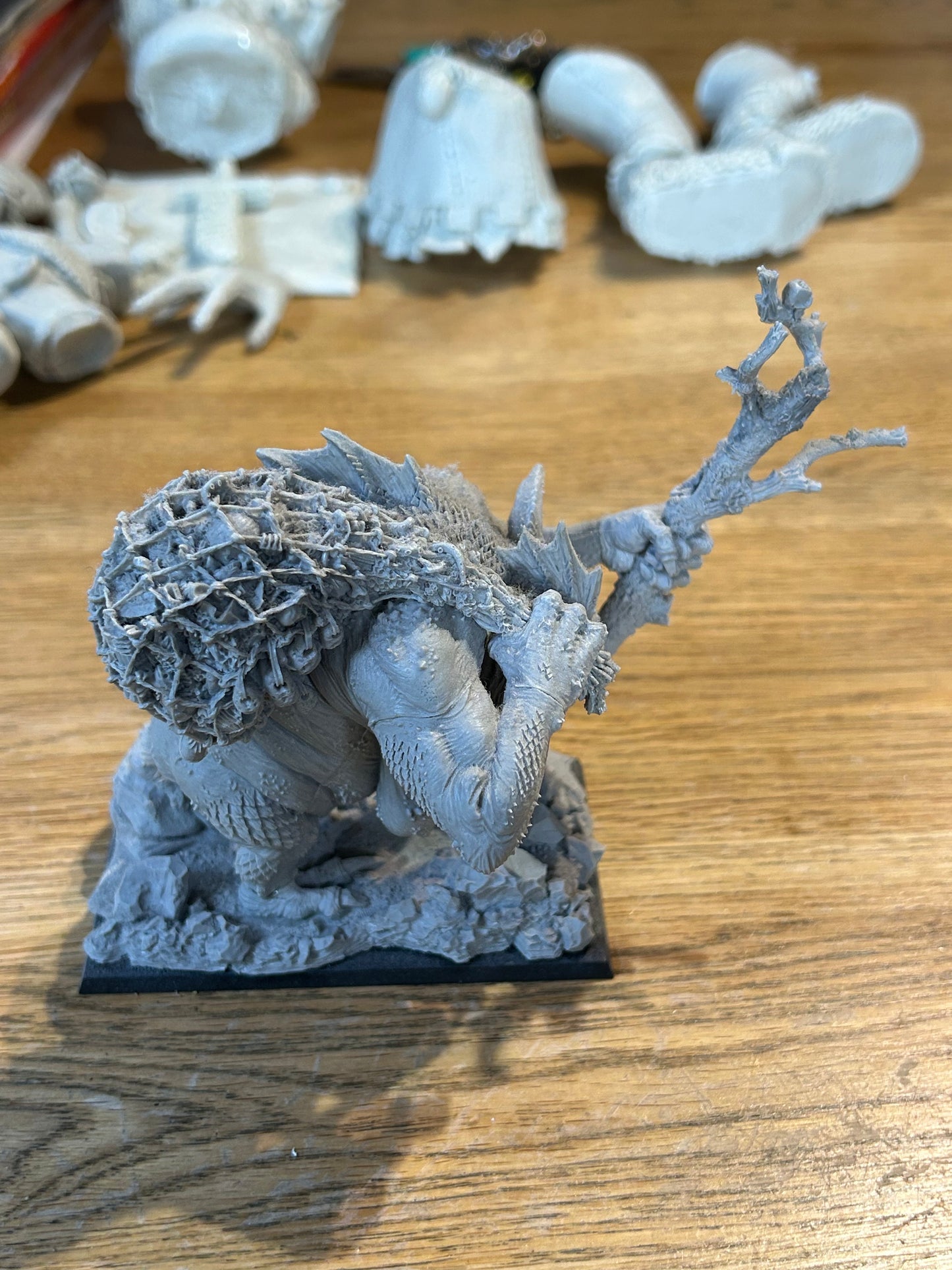 Warhammer fantasy old world orcs and goblins forge world troll hag