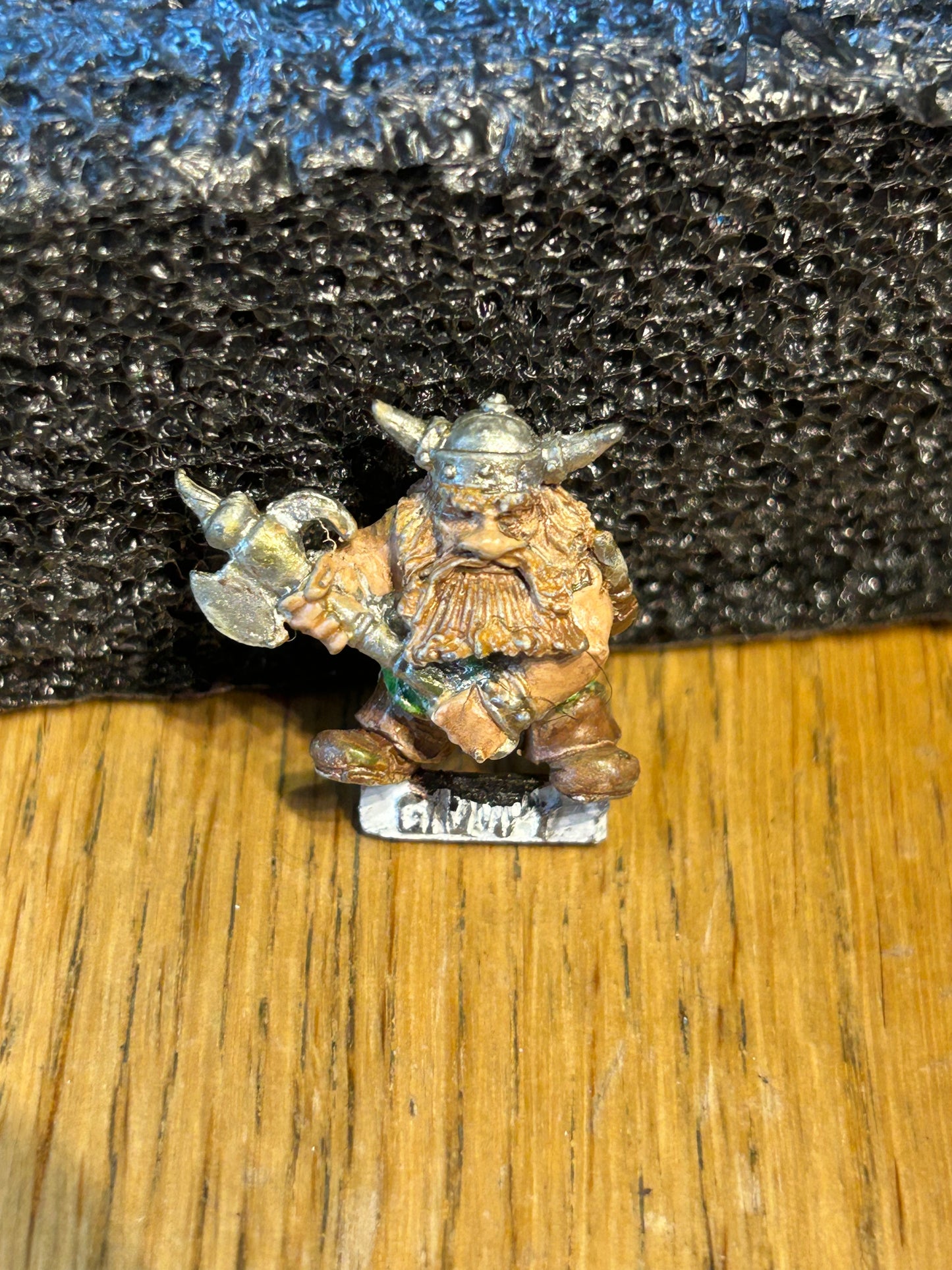 Iron Mhyke D4 Adventurer D2 Norse Dwarf Slayer Axe 80s Metal Citadel Dwarfs O415