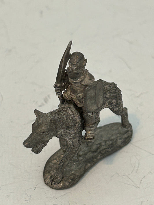 Warhammer - Orcs & Goblins - Classic C21 Red Goblin Wolf Rider