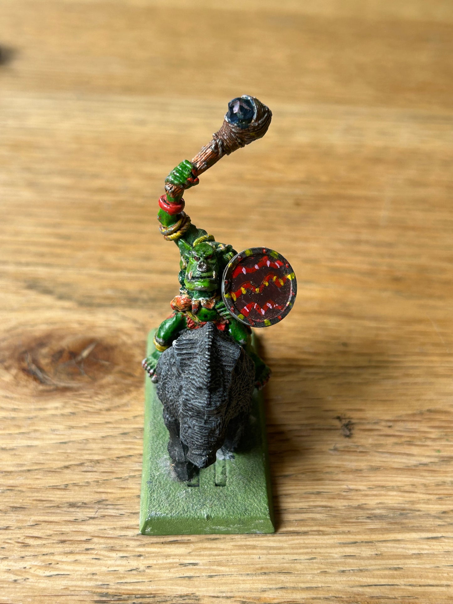 Warhammer Fantasy Battles Old World Savage Orc Boar Boy with club Games Workshop