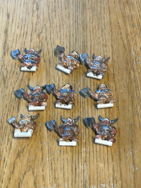 Warhammer fantasy regiments plastic dwarfs x9
