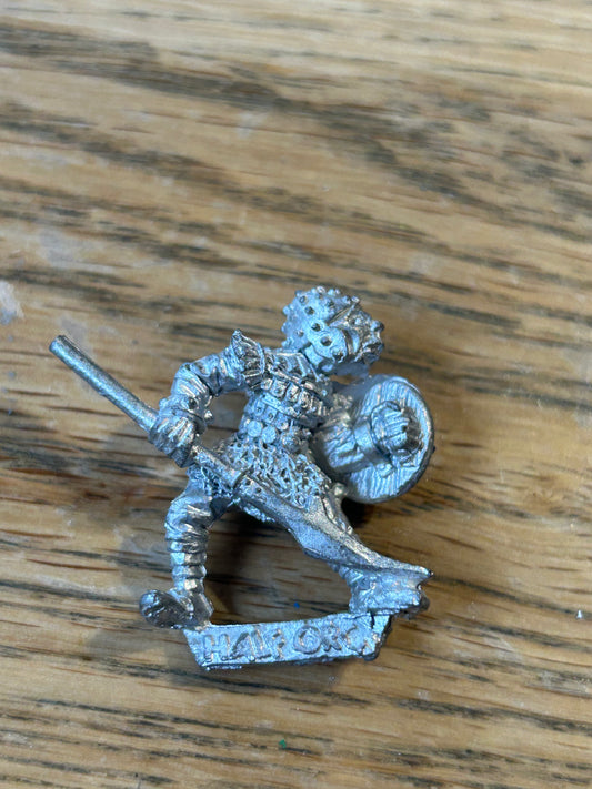 Half Orc of Saruman with spear  ME43 Citadel 1986 metal warhammer fantasy (3 available)