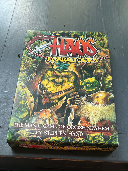 VINTAGE 1987 GAMES WORKSHOP CHAOS MARAUDERS GAME BOXED COMPLETE WARHAMMER